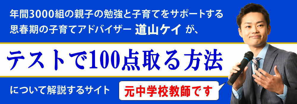 テストで100点取る方法＜＜英語でも可能＞＞ご褒美はOK？