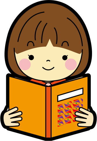 本を読む中学生